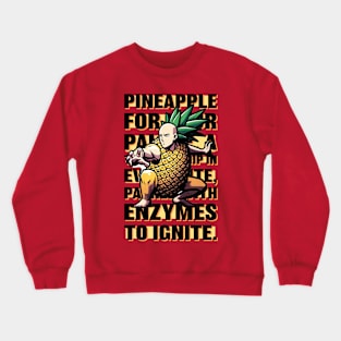 Tropical Zest: Pineapple Power Crewneck Sweatshirt